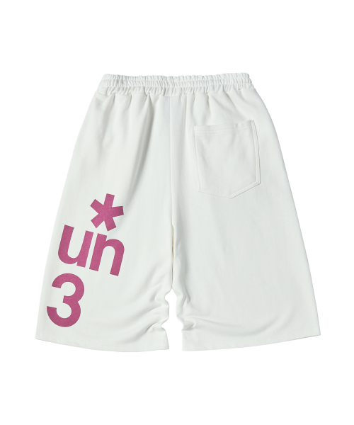 UNTITLED SYMBOL BERMUDA SHORTS WHITE
