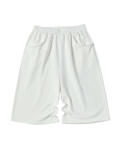 UNTITLED SYMBOL BERMUDA SHORTS WHITE