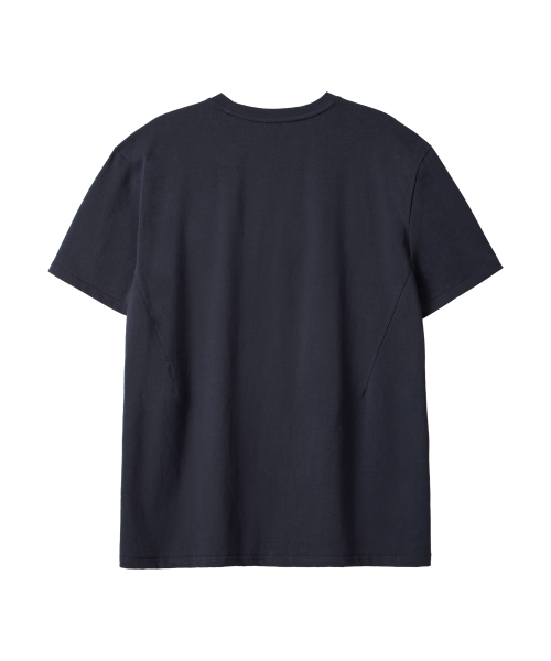 Basic cotton regular t-shirts -CHARCOAL