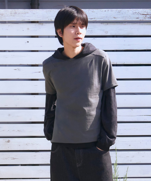 Minimal cotton regular t-shirts -KHAKI