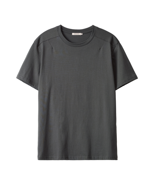 Minimal cotton regular t-shirts -KHAKI