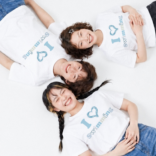 러브포맷 아이러브 수영 티셔츠