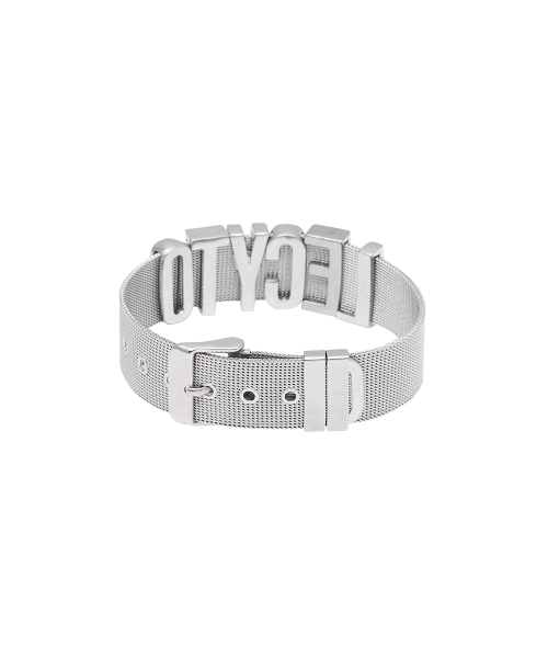 Logo Mesh Bracelet_[Silver]