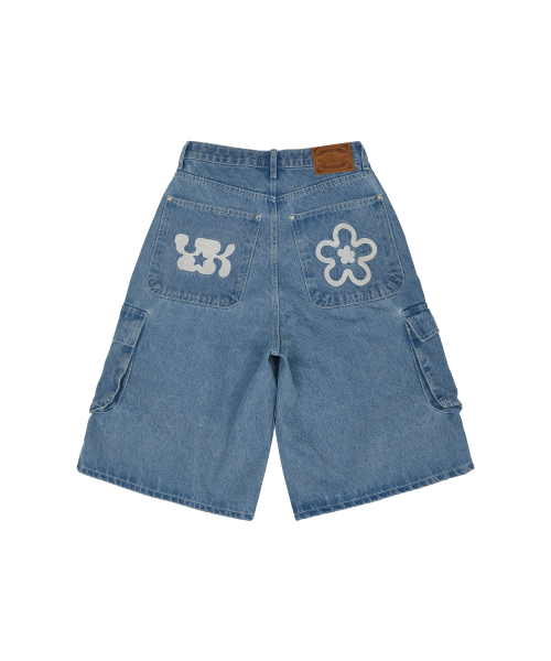 Maltese Cargo Bermuda Denim Pants LIGHT BLUE