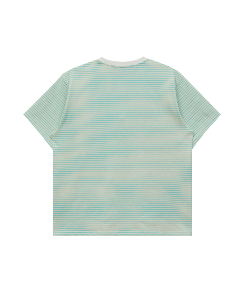 DREAM Dolphin Stripe Half Sleeve T-shirt MINT