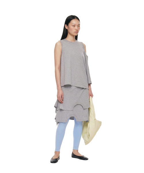 Two-Way Crewneck T-Shirt_Grey