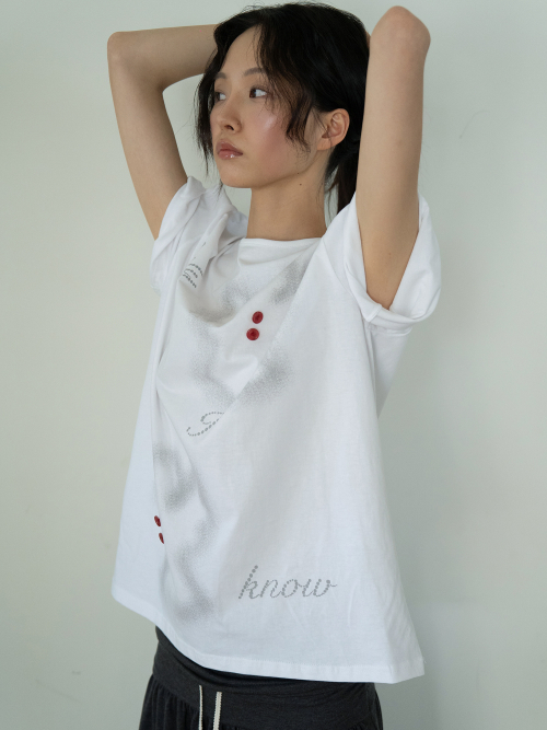 ANGEL BUTTON T (WHITE)