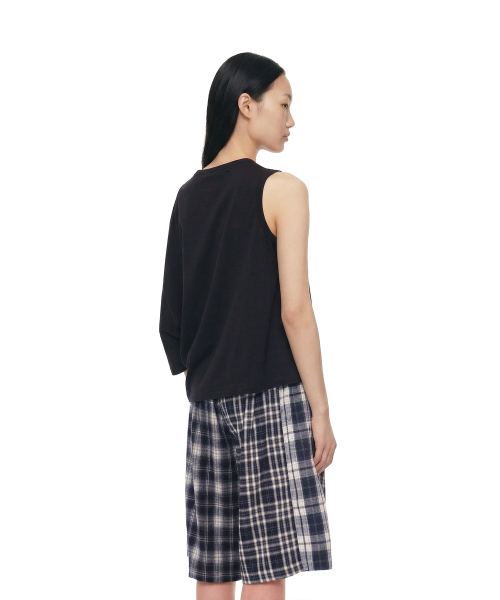 Two-Way Crewneck T-Shirt_Black