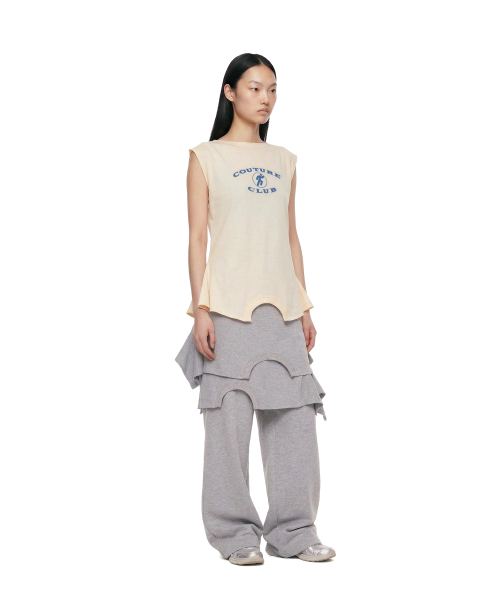 Upside Down Logo T-Shirt_Yellow