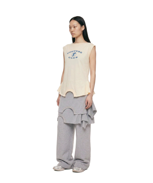 Upside Down Logo T-Shirt_Yellow