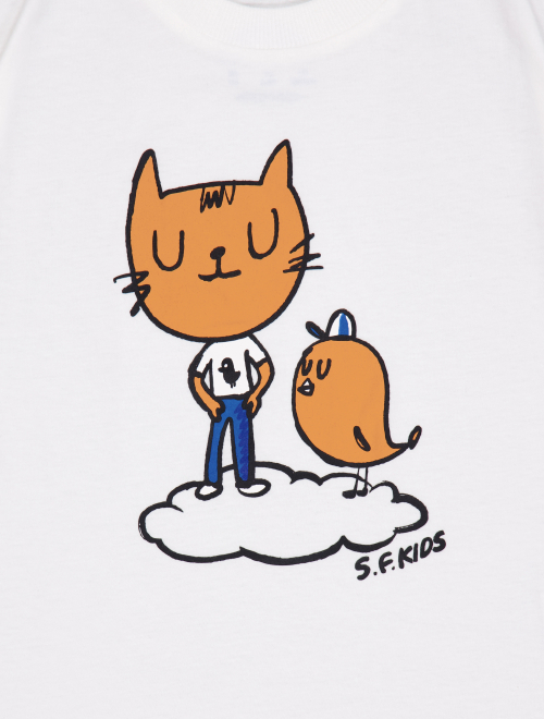 고양이 반팔 티셔츠