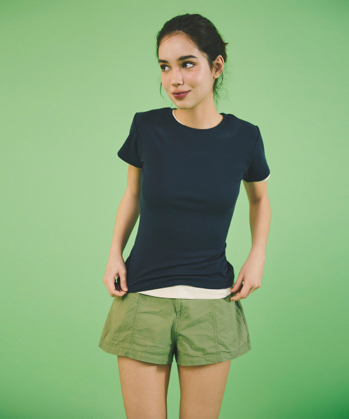 COTTON WASHING LOW PANTS