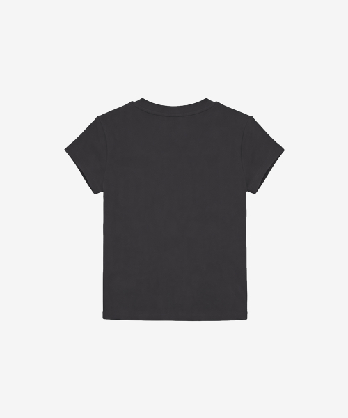 Glitter Flow Tee_Charcoal
