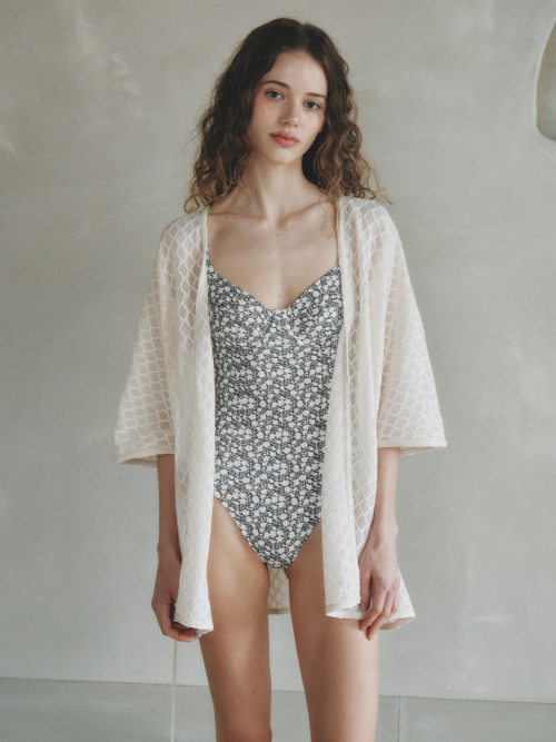 BAIN crochet cover up cardigan_IVORY