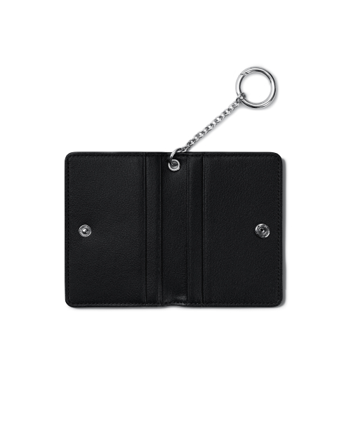 SOFT CARD KEYRING - LEOPARD BLACK
