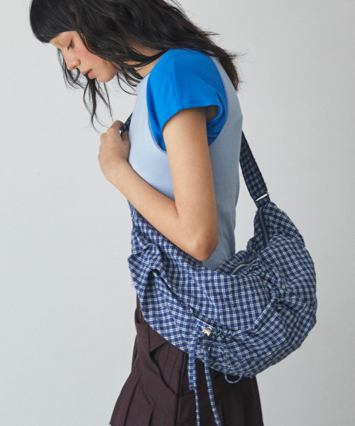 LASSIE BAG - CHECK BLUE