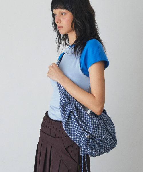 LASSIE BAG - CHECK BLUE