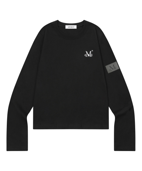 LIAM LEATHER PATCH LONG SLEEVE T (4COLOR)