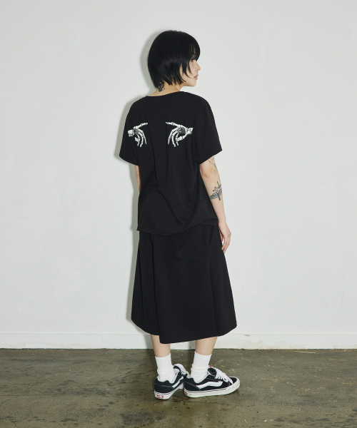 더블 에잇 버뮤다 스웨트 쇼츠[블랙]