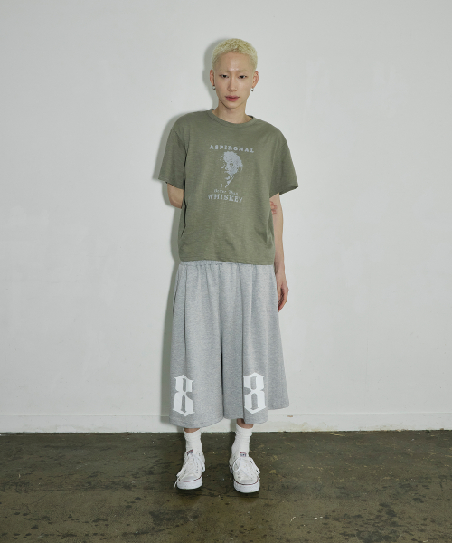 더블 에잇 버뮤다 스웨트 쇼츠[그레이]