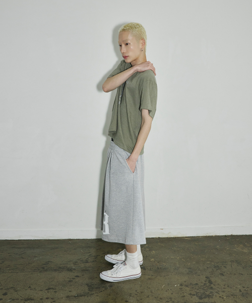 더블 에잇 버뮤다 스웨트 쇼츠[그레이]