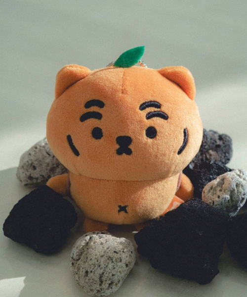 무직타이거 뚱랑투어 제주 인형 키링 3종