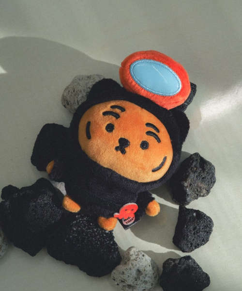 무직타이거 뚱랑투어 제주 인형 키링 3종