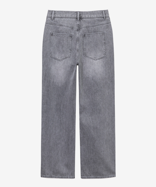 9.3ozExtra Wide Washing Gray Denim Pants_LG