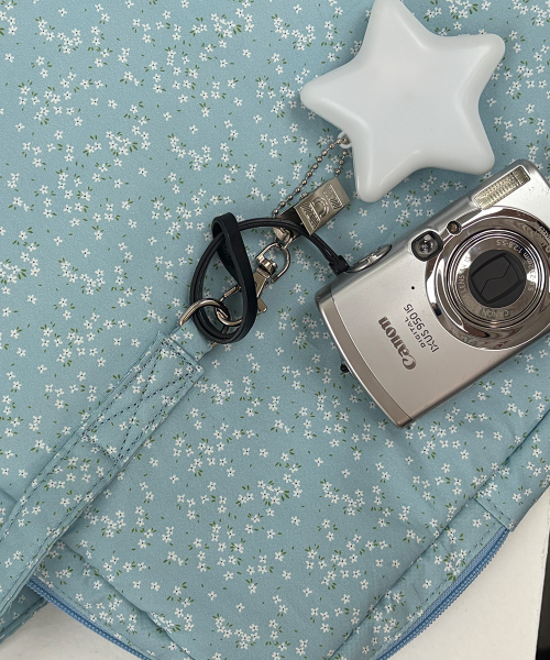 PATTERN LAPTOP BAG FLORAL SOFT BLUE