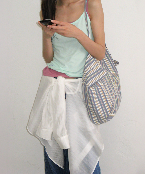 SHEER BUTTON POCKET OVERSIZED SHIRT WHITE