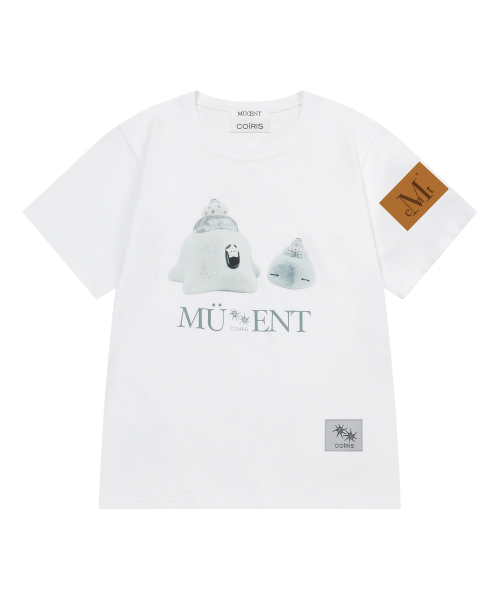 MUCENT X COIRIS MARINAE SIDE LEATHER PATCH HALF T (2COLOR)