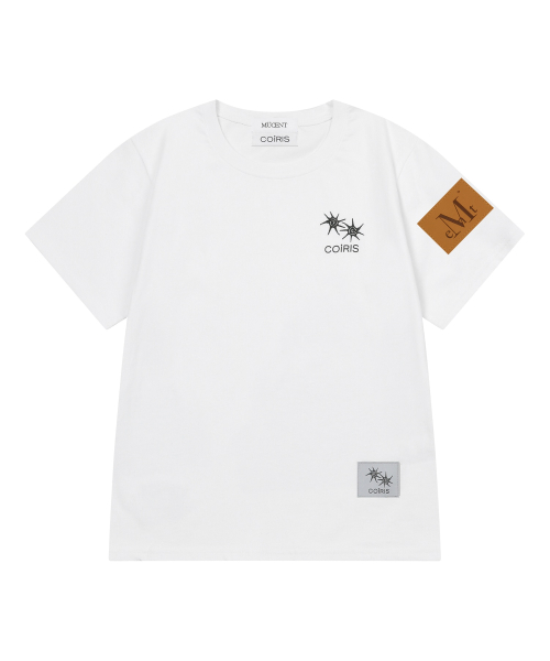 MUCENT X COIRIS MARINAE BACK GLITCH HALF T (2COLOR)