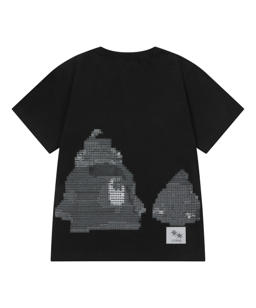 MUCENT X COIRIS MARINAE BACK GLITCH HALF T (2COLOR)