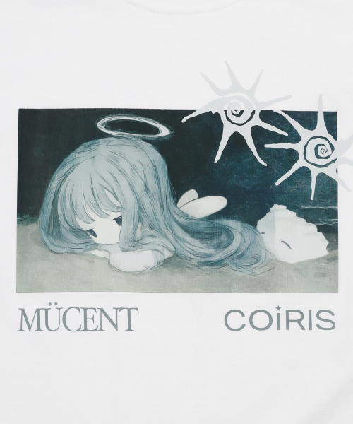 MUCENT X COIRIS ARIEL SIDE LEATHER PATCH HALF T (2COLOR)
