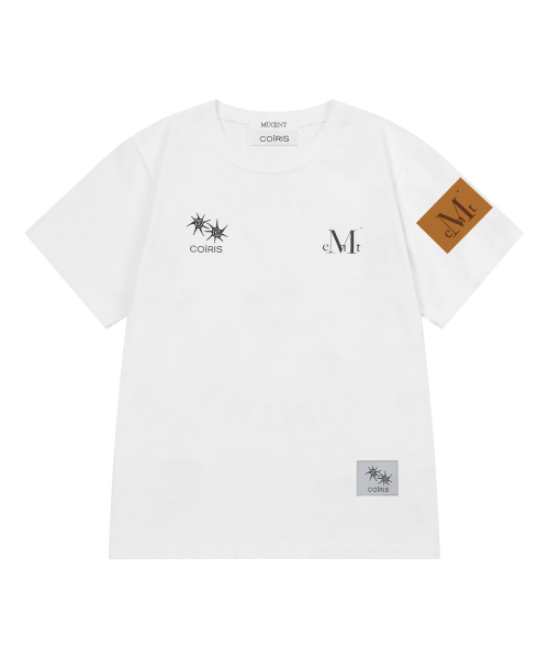 MUCENT X COIRIS SIGNATURE LOGO MIX HALF T (2COLOR)