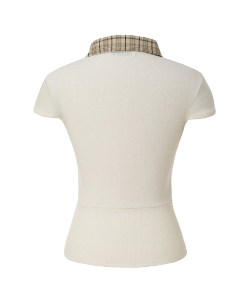 LAYERED COLLAR T LEMON BUTTER