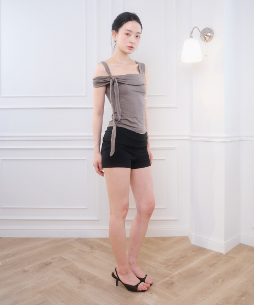 COTTON MICRO SHORT BLACK
