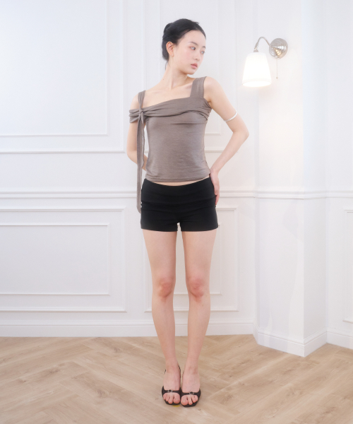 COTTON MICRO SHORT BLACK