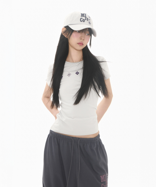 CALI BALL CAP PALE GREY