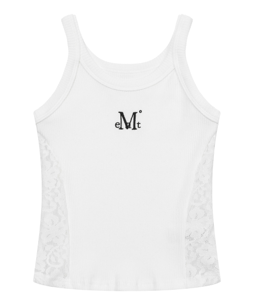 LUCIA LACE PANEL SLIM SLEEVELESS (3COLOR)