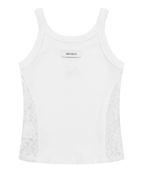 LUCIA LACE PANEL SLIM SLEEVELESS (3COLOR)