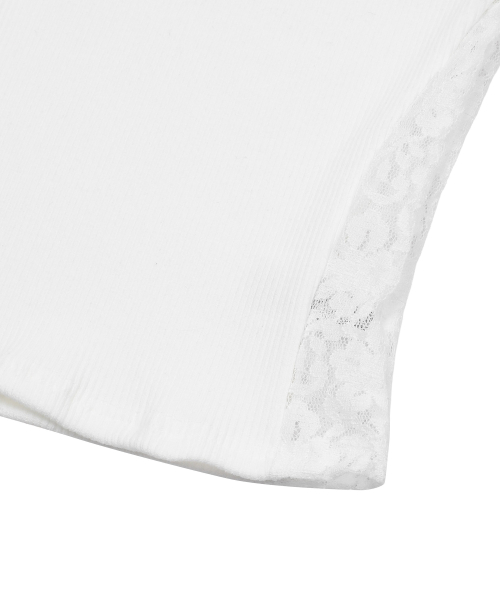 LUCIA LACE PANEL SLIM SLEEVELESS (3COLOR)