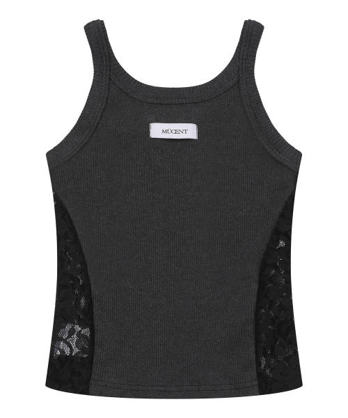 LUCIA LACE PANEL SLIM SLEEVELESS (3COLOR)