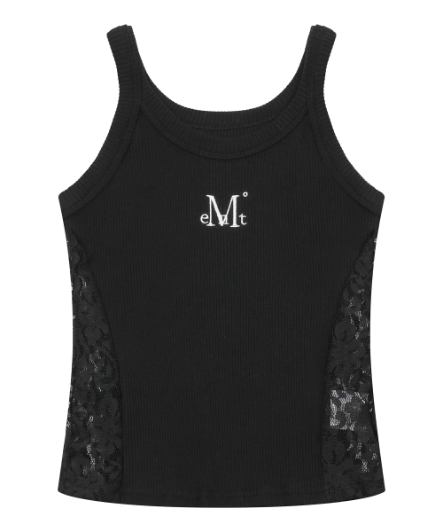 LUCIA LACE PANEL SLIM SLEEVELESS (3COLOR)