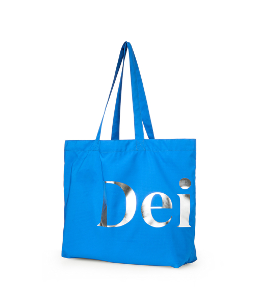 POINT LOGO SHOULDER BIG BAG IN BLUE