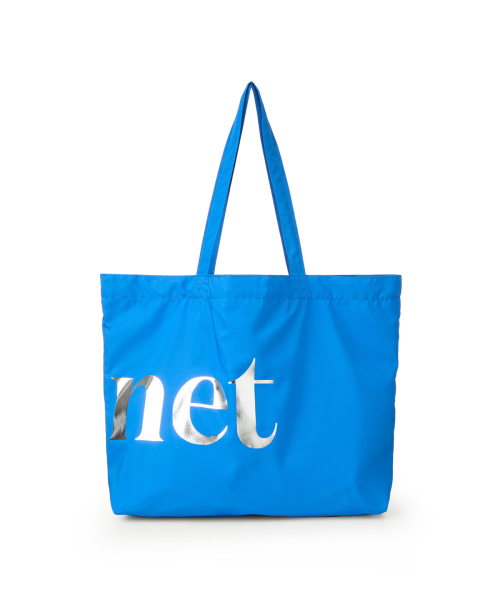 POINT LOGO SHOULDER BIG BAG IN BLUE