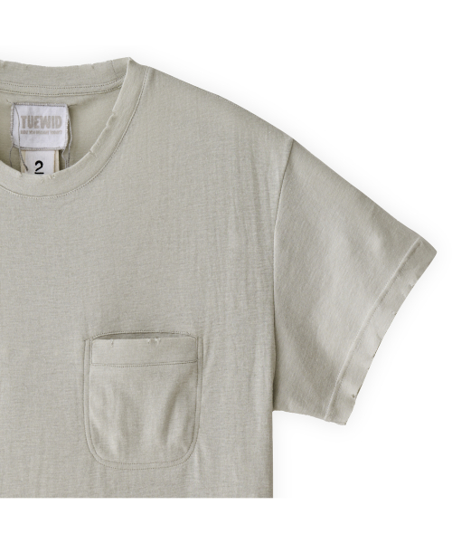 Zen pocket t-shirts in smoke