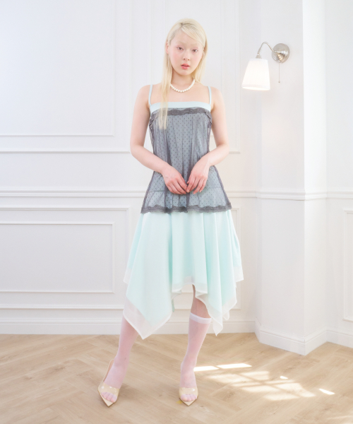 DEAR LACE TOP MINT