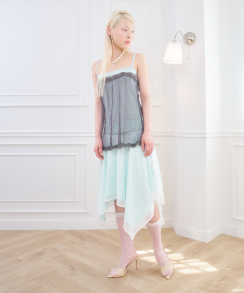 DEAR LACE TOP MINT