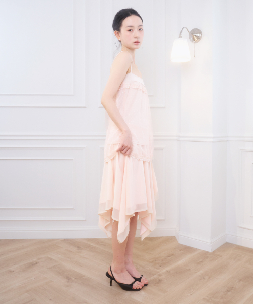 DEAR LACE TOP CORAL PINK